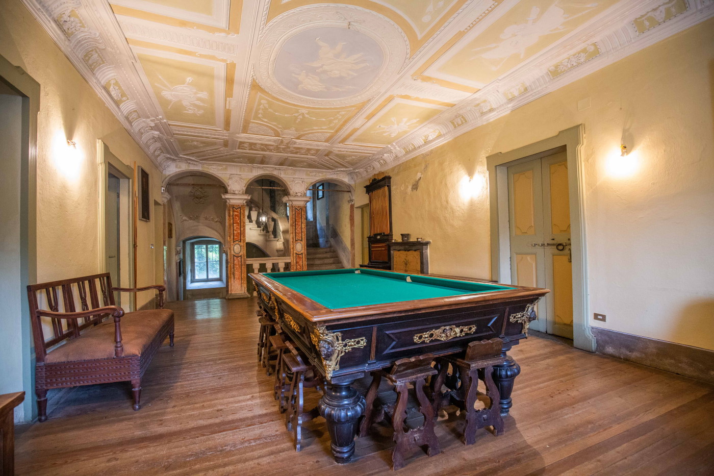 Palazzo Cattani Morelli sala da biliardo